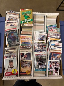 Big Box of Sports Cards, Mostly Baseball, Stars and Veterans, Mix of Years
