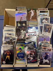 Huge Box of Shiny Sports Cards, Lots of Great Stars and Rookie, Mix of Prizms, Refractors and Some #d Cards