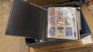 Binder of 1991 Topps Baseball Cards, Partial Set, Includes Stars, Rookies and Some Traded Set Cards