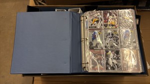 Binder of Football, Baseball and Some Hockey Cards