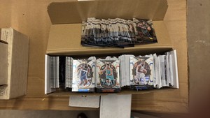 Box of Newer NBA Basketball Cards, Panini Select, Donruss Optic and Panini NBA Hoops, Lots of Stars