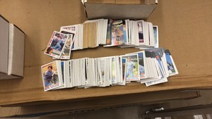 Box of Baseball Cards, Mostly Topps, Mid 80s and early 90s
