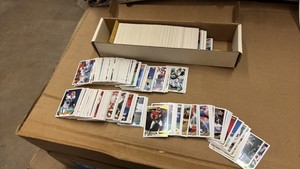Box of 1993 Topps and Topps Gold NFL Football Cards