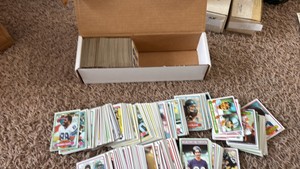 Box of 1980 Topps NFL Football Cards, Vintage Football Cards, Star Cards Included
