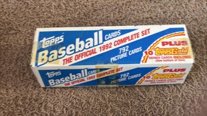 1992 Topps Baseball Card Set, May Not be Complete, We Havent Checked to Make Sure Every Card is Included