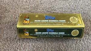 2001 Topps Baseball Card Partial Set, Looks Like Some Carss are Missing