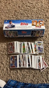 2012 Topps Baseball Card Partial Set, A few Cards are Missing but very close to a full set