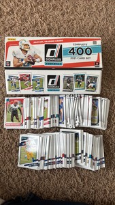 2021 Donruss Football Cards Partial Set, Some Cards Missing