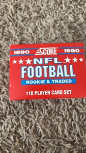 1990 Score NFL Football Cards Rookie and Traded Partial Set May be Missing Cards
