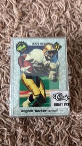 1991 Classic Football Cards Rookie Set Numbered 014303