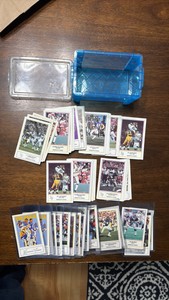 Box of Minnesota Vikings Oversized Cards, Lots of Star Players