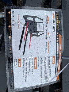 Mini Skid Steer Pallet Fork Frame MPF-11-2000G