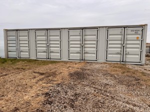 ONE TRIP 40HQ HIGH CUBE CONTAINER W 4 SIDE DOORS