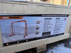 4400-LB adjustable height All-Stell Gantry Crane LHR-AGC4400