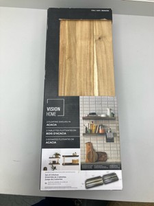 Vision Home 2 Floating Shelves in Acacia