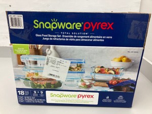 Snapware Pyrex Glass 18 Piece Storage Set