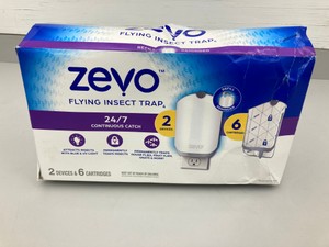 Zevo Flying Insect Trap, 2 Devices and 6 Cartridges