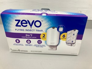 Zevo Flying Insect Trap, 2 Devices and 6 Cartridges