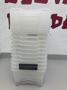 Stackable Plastic Storage Bins