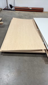Veneer-faced MDF 4x8 sheets