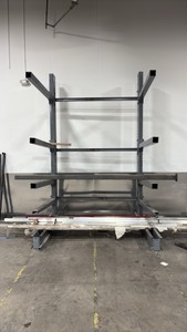Steel Cantilever storage racking 12H x 8L x 70D