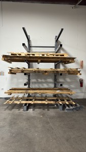 Steel Cantilever storage racking H 12 x L 8 x D 70