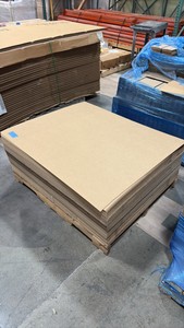 Pallet of corrugated sheets 48 x 40