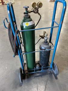 Mobile Oxy-acetylene welding  cutting setup