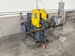 Teledyne Pines vertical hydraulic tube bender sn 44366-77081