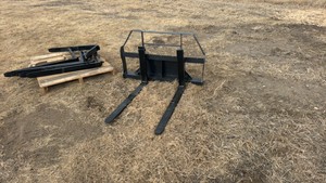 Mini Skid Steer Pallet Fork FrameLandhonor2025UnusedMPF-11-2000G