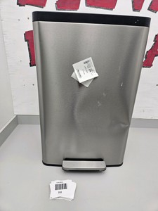 Stainless steel step bin (damaged sides)