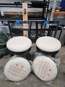 360° spin bar stool set