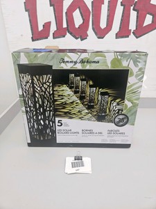 Tommy Bahama LED Solar Bollard Lights 5pk
