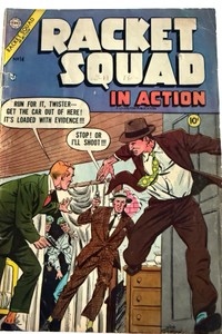 PRECODE Racket Squad In Action #14 - Charlton Comics