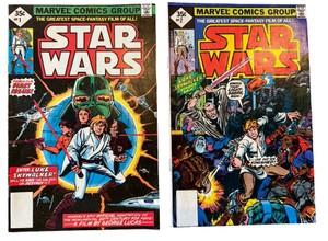 Marvels Star Wars #1 & #2  Diamond Print Issues - Reprints 35 Cents- NO UPC