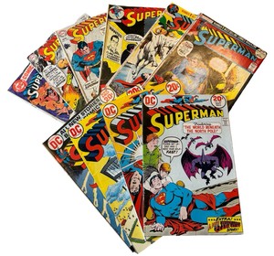 Superman - DC COMICS #39, #205, #219, #230,  #249, #253, #254, #262, #264, #267