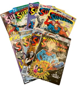 Superman - Collection of 9 DC Comics - #300, #301, #302, #303, #304, #305, #306, #307, #308