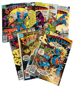 Superman - Collection of 9 DC Comics - #301,#310, #311 #312, #314, #315, #317, #365, #371