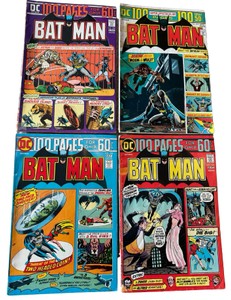 Series of Four BATMAN 100 Pages Comics - #255, #256, #257, #258