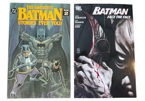 The Greatest Batman Stories Ever Told & Batman Face to Face Books