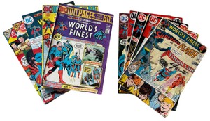 Worlds Finest - Collection of 10 DC Comics - #199, #215, #218, #219, #222, #224, #225, #231, #244, #245