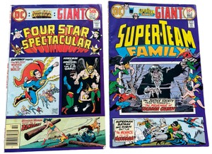 Four Star Spectacular #4 & Super Team Family #4 - Giant DC Comics
