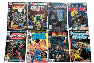 Midnight Tales, Ghostly Haunts, Grimms Ghost Stories, Secrets of Sinister House, Dracula, Ghost Rider, Halloween, Weird Mystery