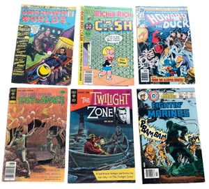 Unknown Worlds, Richie Rich, Howard The Duck, Lost in Space, The Twilight Zone & Fighting Marines Comics