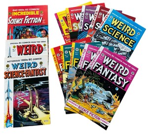 Collection of Weird Science, Weird Fantasy, Weird Science-Fantasy, Incredible Science Fiction Comics