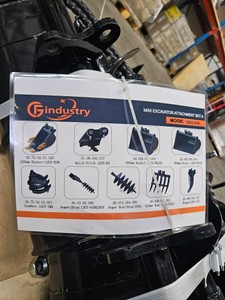 9 Piece Mini Excavator Attachment Set