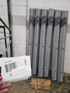 Parking Stops (6)  Galvanized Steel Stakes