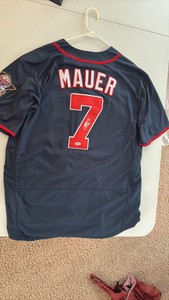 Autographed Joe Mauer Minnesota Twins Jersey, Twins Legend and Hall of Famer, Autograph is PSA Authenticated