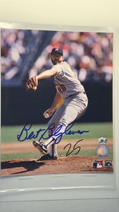Autographed Picture of Minnesota Twins Legend and Hall of Famer Bert Blyleven MLB