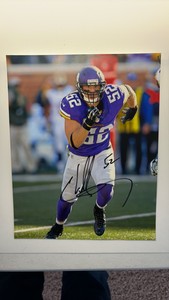 Chad Greenway Autographed Minnesota Vikings Picture